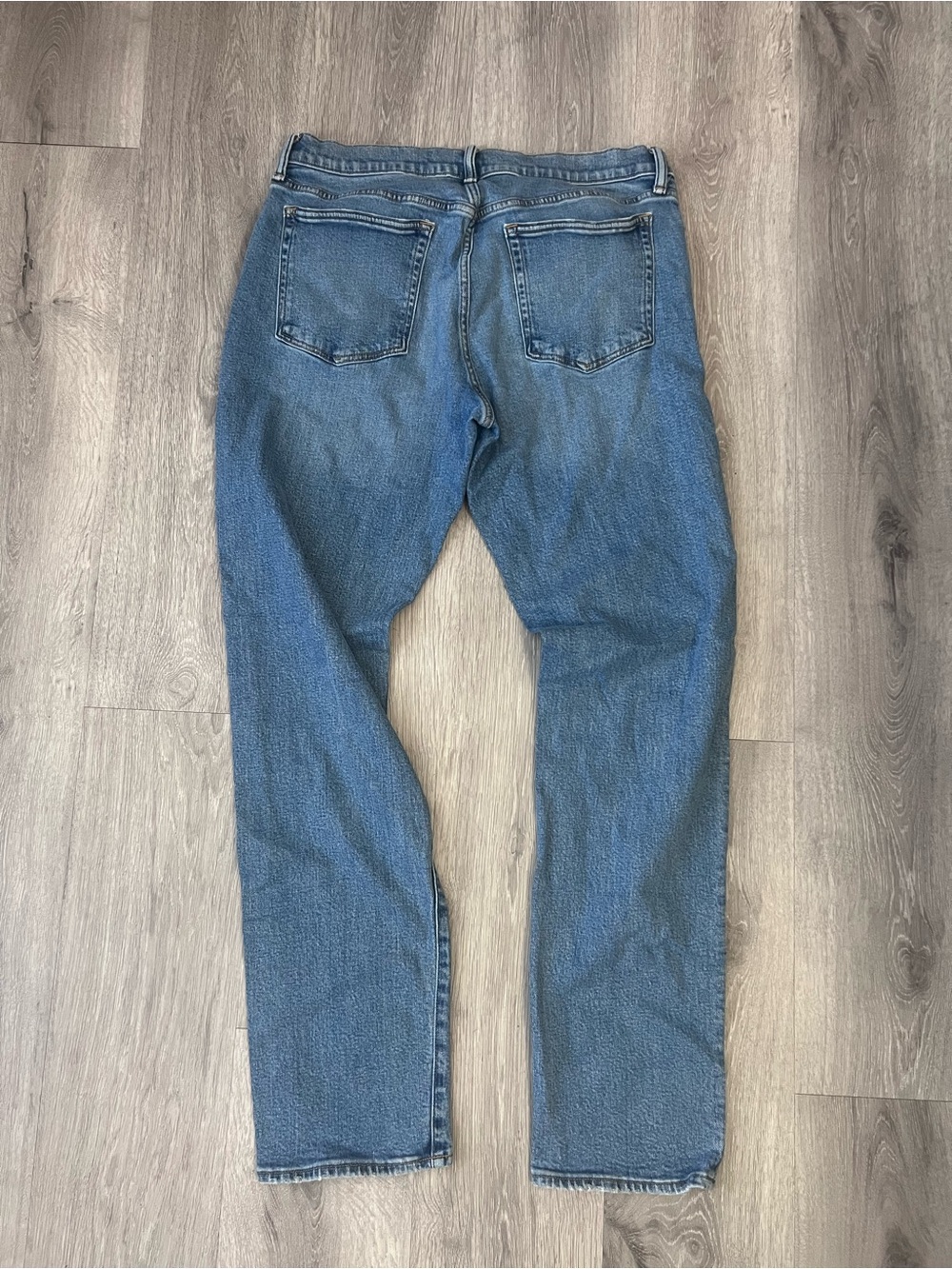 Men's Blue Denim Jeans Soft Flex - Slim - Picture 4 of 4